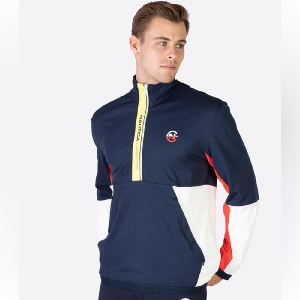 Nautica Competition NWT Half Zip Sweater men’s size XXL